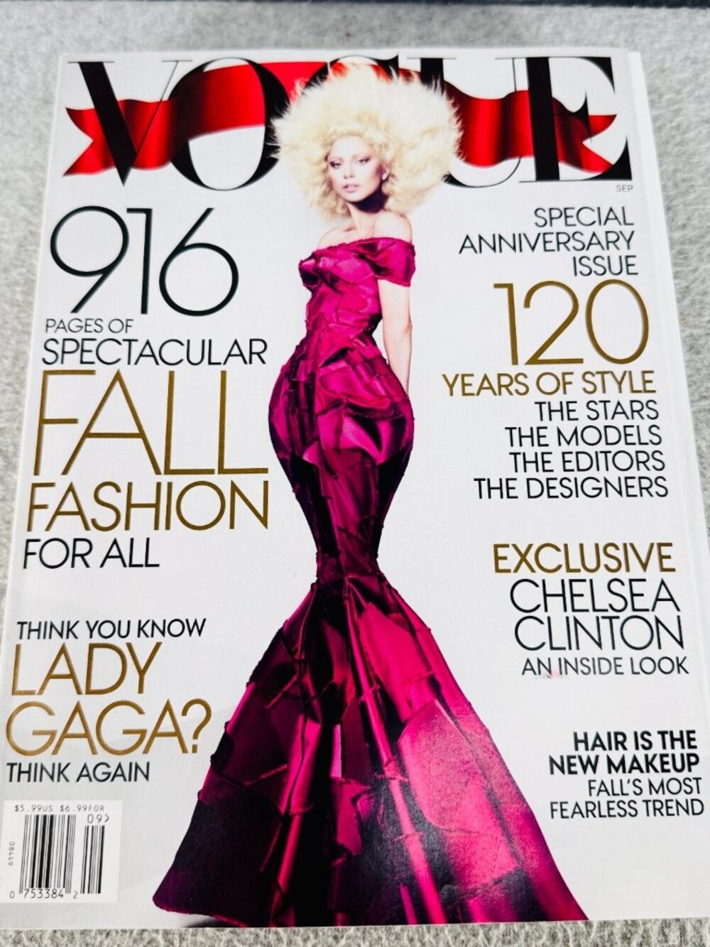 Vogue Magazine September 2012 Special Anniversary Issue 120 Years Fashion